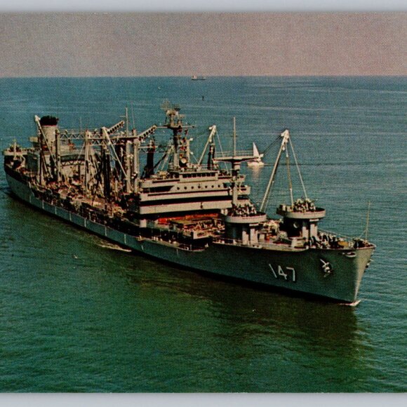 Postcard  Unposted  Warships [Oilers] Lot of 8 Historic Collection #1173 - Picture 7 of 16